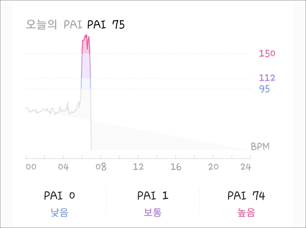 미밴드 PAI 최고점수 도전기록